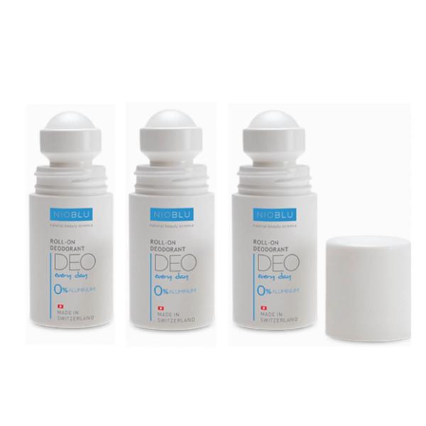 Deodorant Roll-on 0% Aluminium NioBlu - 3er Set Deodorant Roll-on 0% Aluminium NioBlu - 3er Set
